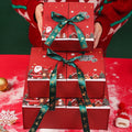 Spot Red Christmas Double Door Gift Box Large Scarf Socks Packaging Box Christmas Eve Gift Box