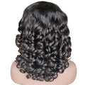 12A Grade Super Double Drawn Loose Wave Wigs Bouncy Curly Wig Natural Raw Human Hair HD Lace Frontal Wig