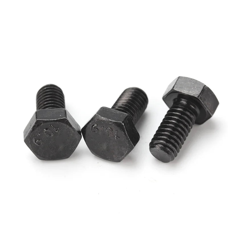 DIN 933 35CrMo Alloy Steel 10.9 Black Oxide Bolts and Nuts Full Thread Hexagon Head Bolts