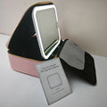 Portable Makeup Artist Adjustable Dividers Cosmetic Train Case Travel Case Makeup Bag Removable With LED Mirror