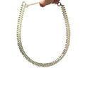 Akzia New Fashion Gold Plated Spring Shape Round Elastic Metal Choker Necklace HipHop Style Charm Necklace for Party Gift