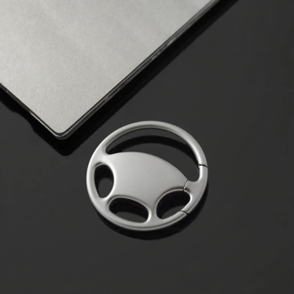 Best Brand Car Steering Wheel Metal Keychain Premium Keyring Gift Idea
