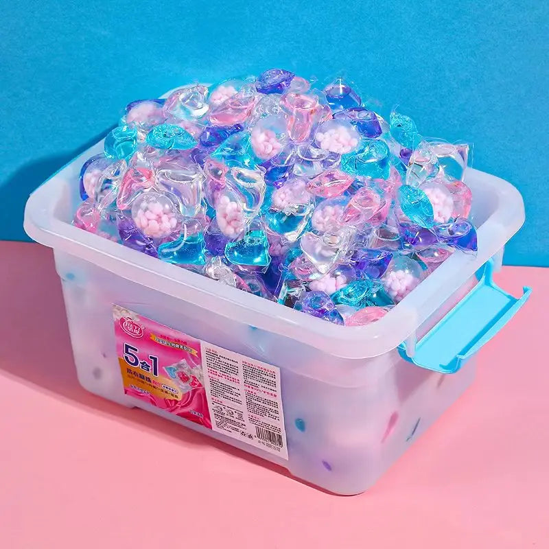 Factory Direct Sales Organic 5 in 1 Eco Friendly Pods Liquid Powerful Decontamination Laundry Detergent Pods