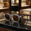 New Trendy Round Cool Eyeglasses Frame Punk Aesthetic Stylish Shades Sun Glasses Fashion Street Style IG UV400 Sunglasses MegaBDM