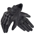 SUOMY Leather Bike Bicycle Off-road Hand Gloves Touch Screen Motorcycle Riding Sports Racing Gloves Men Winter Motocross Gloves