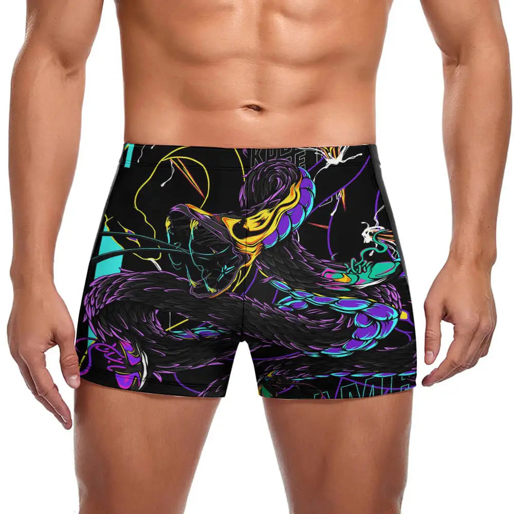 Custom Printed Men's Swimshorts Quick Dry Board Shorts Swimming Trunks Surf Boardshorts Beach Shorts