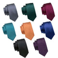 OEM Custom Mens Necktie Polyester Slim Neck Ties Fashion Solid Color Skinny Silk Ties 6cm Gravatas