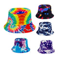Wholesale Bulk Custom Logo High Quality Luxury Pattern Print Bucket Cap Double-sided Summer Fisherman Reversible Sun Bucket Hat