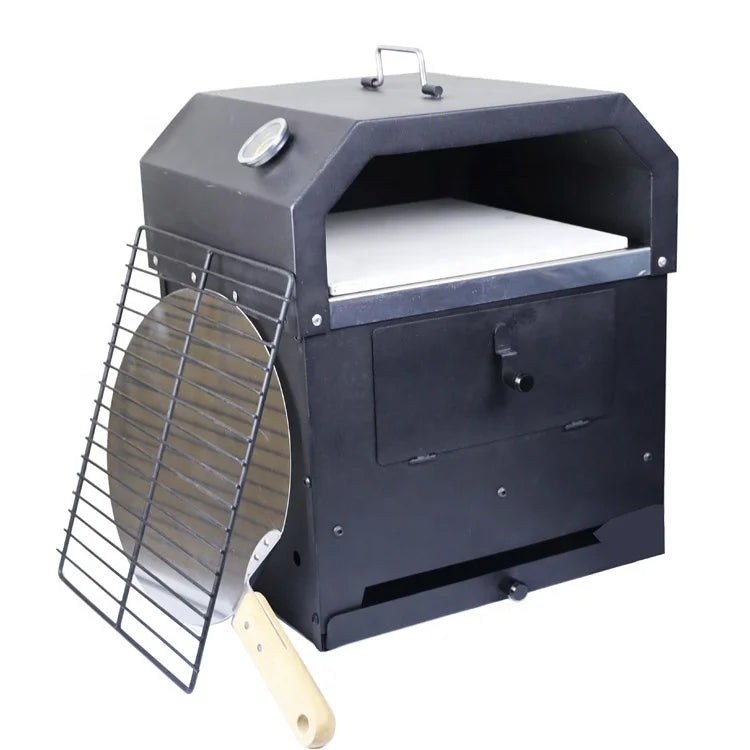 Outdoor 15 Inch Wood Fired Camping Pizza Oven