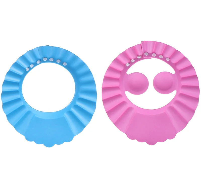 Shampoo Hat Durable Baby Bath Visor Hat Adjustable Baby Shower Protect Eye Water-proof Hair Wash Shield for Infant