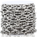 Wholesale Shiny Round Stainless Steel Necklace & Handmade Cross Chain Jewelry Making Accessories for Gift Occasions