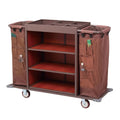 Commercial Wholesale Hotel Cleaning Service Linen Trolley Stainless Steel Housekeeping Maid Cart
