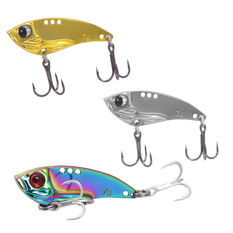Luya Bait VIB 3.5/7/12/18g Metal Sequin Trembling Simulation Hard Bait