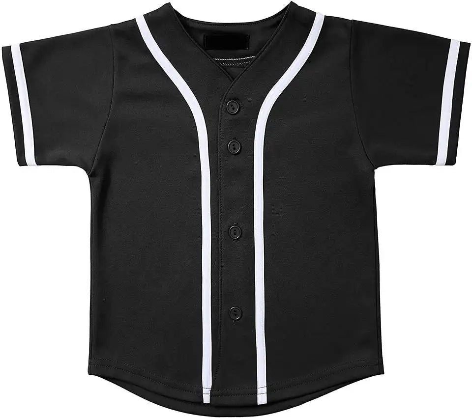 Wholesale Blank Sublimated Baseball Uniforms Custom Embroidery 7 Years Old Kids Baseball Jersey  for Teenager