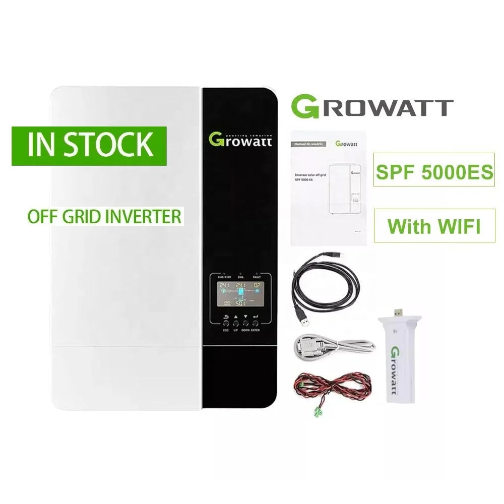 Hot Sale Growatt off Grid Dc to Ac Homage Solar Battery 5kva 6kva Inverter 48v 5000w 6000w 220v Solar Inverter