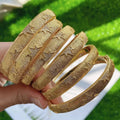 High Quality Shining Star Inlaid Zircon BangleTrendy Copper Gold Plated Open Geometric Cuff Bangle for Women Men Jewelry Supply