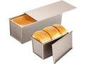 Non-Stick Bakeware Carbon Steel Bread Toast Box Bread BLack Toast Baking Box With Lid Cover for Baking Bread