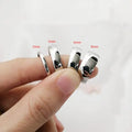 Cheap Tarnish Resistant Jewelry Classic Minimalist Thin Wide Stainless Steel Men's Women's Wedding Band Skinny Simple Dome Ring