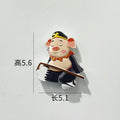 Creative Modern 3D Resin Cartoon Magnetic Refrigerator Decoration Journey to the  West Souvenirs Travel  Refrigerator Stickers