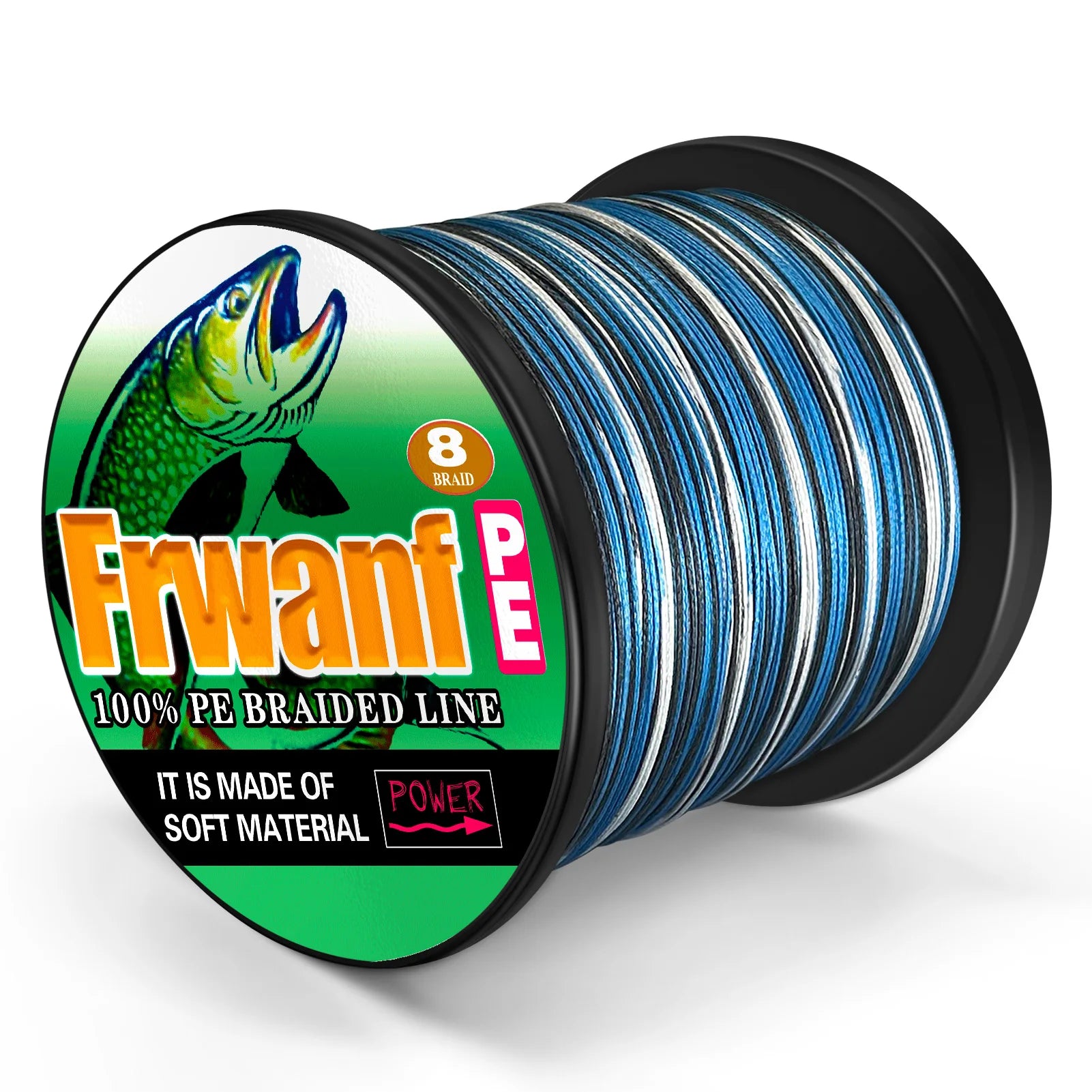 X4 X8 Strands 6lb-300lb Camo Blue Brown Fishing Braid Line High Strength Low Water Absorption Lake River Use Sink Tip Floating