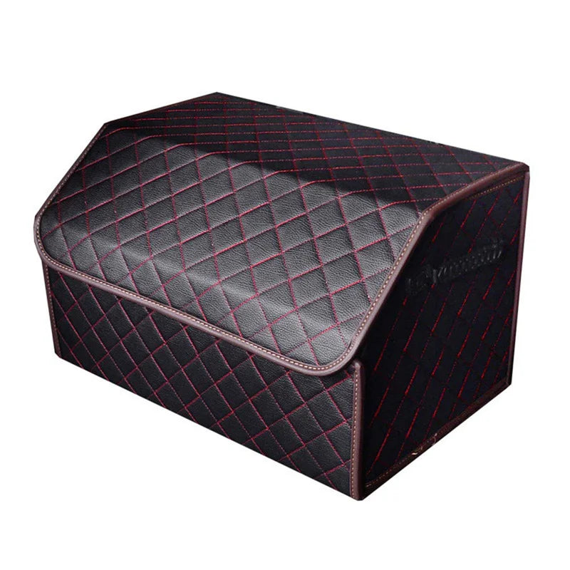 Trunk Storage Design Waterproof Polyester Suitable SUV Minivan Truck Standard Size Deluxe Car Trunk Organizer