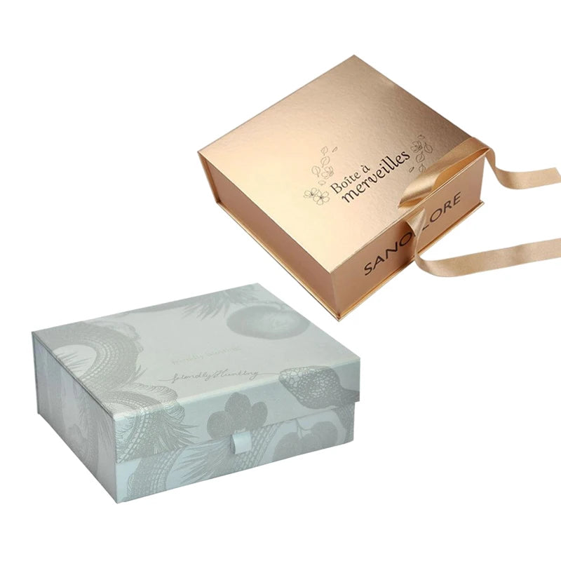 Custom Luxury Rigid Gift Boxes Gift Magnetic Closure& Base and Lids Gift Grayboard Packaging Box