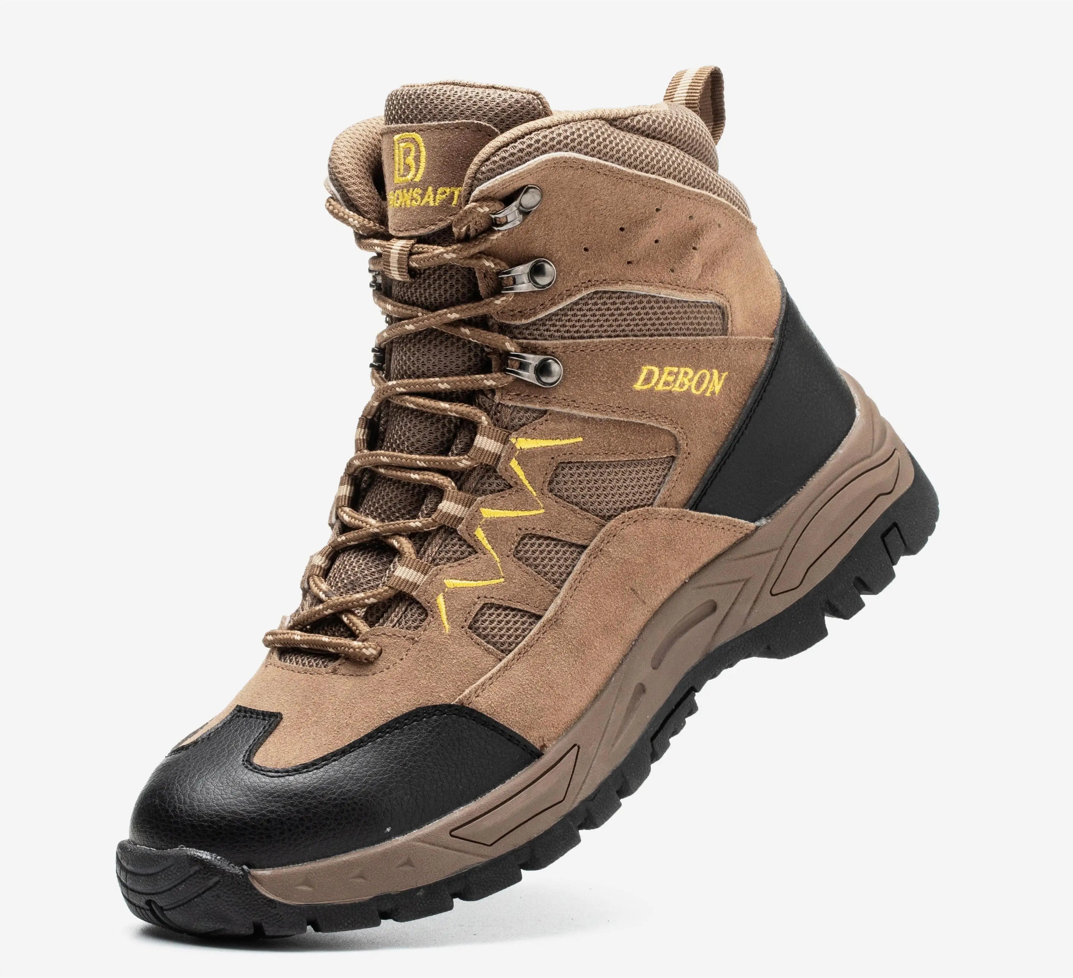 Industrial Shoes Durable Pure Leather Anti-smashing Anti-stab Safety Shoes ISO Lightweight Good Quality New Fashion