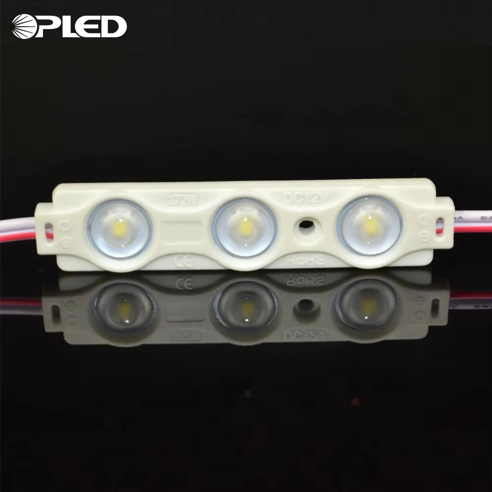 Factory Made CE ROHS DC 12V 0.72w 100lm/w Ip65 Waterproof 2835 3 Chips Modulos Led