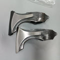TLAX20 High Carbon Steel Ax Head Half Polished Viking Camping Blank Hatchet Head Blanks Tomahawk Viking Axe Head Only