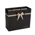 Personalized Design Logo Printed Art Paper Recyclable Customizable Shopping Gift Bag with Rope Ribbon Handles