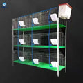 Hot Sale 9 Nest 3 Layer Male Rabbit Cage /New Type Rabbit Cages