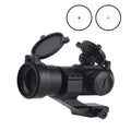 Focuhunter 1x32 Red Green Dot Aluminum Alloy Tactical Reflex Sight 5-Level Brightness Control 4' Shockproof with 21mm Mount