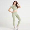 2026 Original Design Crop Top Back Sports Bra Yoga Leggings Pants Sets for Women Gym Wear Custom Activewear Pants Sets