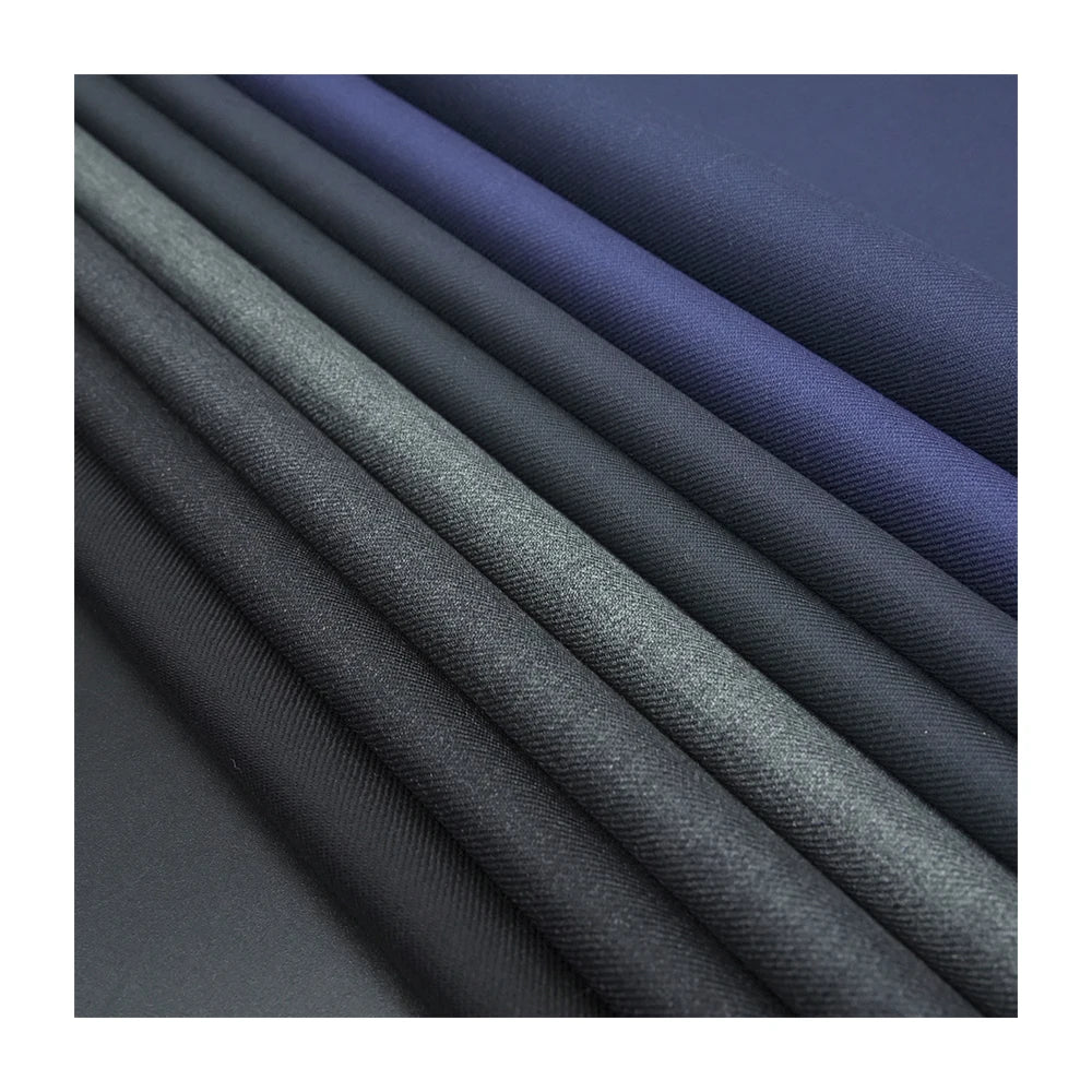 STOCK Worsted Merino Wool Suit Men Suits Italian Suiting Fabric Blend Fabric Luxury Direct Selling Wool Woven Fabric YARN DYED
