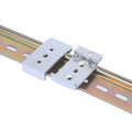 Silvery White DIN Guide Rail Accessory C35 C45 Bracket Snap Hook Installation Accessory Supplier Guide Rail Buckle Snaps Product
