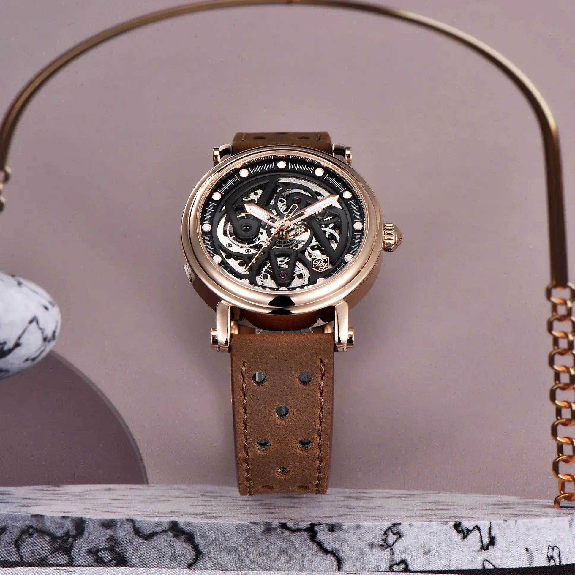 BENYAR New 2024 Automatic Watch TOP Alloy Sports Luxury Men Mechanical Wristwatches Waterproof Diving Watch for Men