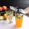 High Quality Bubble Tumbler Bamboo Lid 22 Oz Reusable Milk Tea Boba Glass Cup