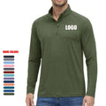 Men's Long Sleeve T-shirts Sun/UV Protection Clothing Manufacturers Custom Sports Gym Wear Golf Shirts for Men High Quality OEM