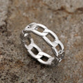 CAOSHI Custom Wholesale Classic Style Brass Metal Hollow Design Finger Band Rings for Women/Men Wedding Party Hip Hop Band Rings
