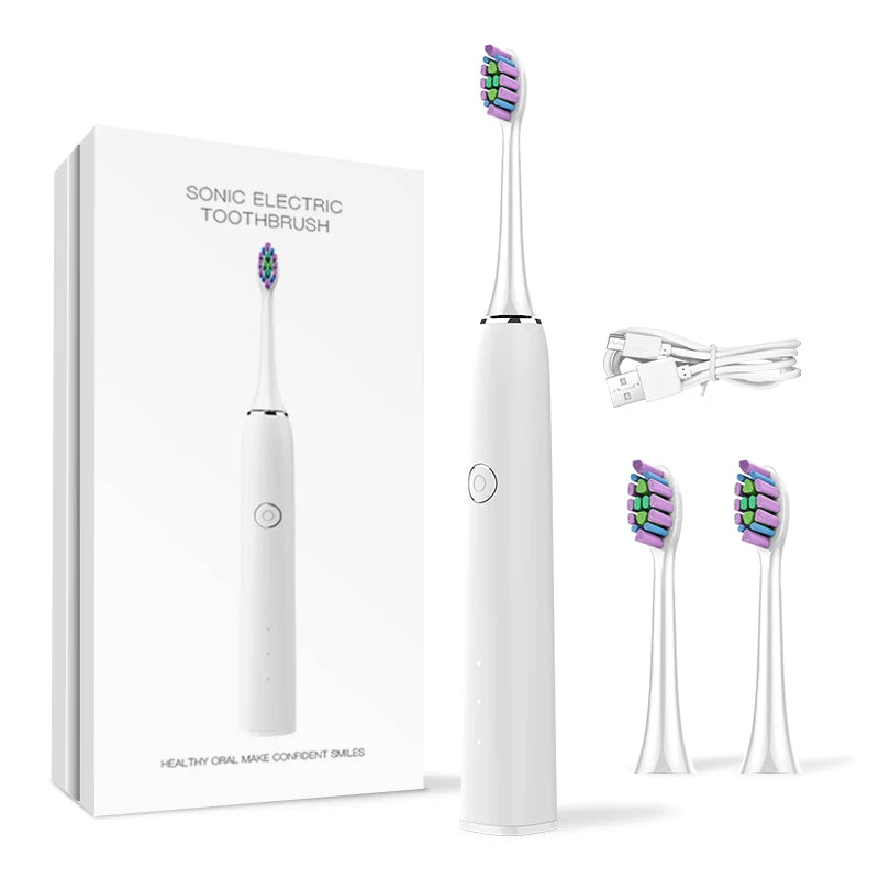 Or-Care Drop Shipping Sonic Automatic Rechargeable USB Sonic Clean Whitening Electric Toothbrush