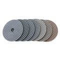 CHAJANE 3-Inch Dry Diamond Polishing Pads Grit 50-3000 - High Precision â‰¤0.005mm RoHS Certified Buffing Set