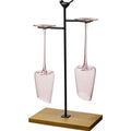 Nordic Girlish Bordeaux Stemware Glass Bevelled Mouth Pink Transparent Hand Blown Crystal Glass Flamingo Goblets for Champagne