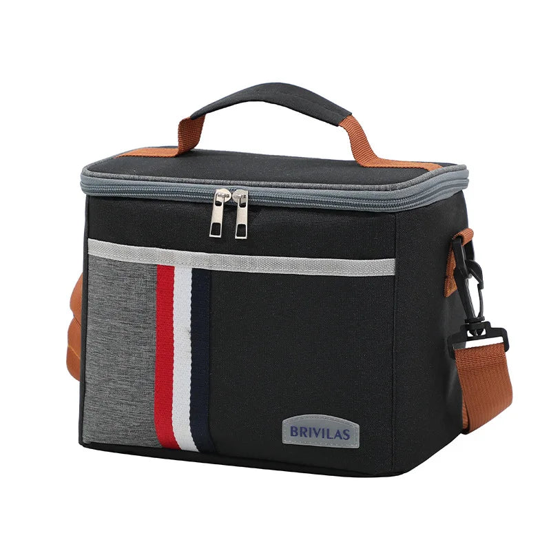 12L Large Capacity Thickened Double Layer Insulation Pack Portable Bento Lunch Pack Outdoor Picnic Ice Pack