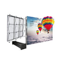 Wholesale Custom 10ft*10ft Tension Fabric Aluminum Backdrop Booth Frame Straight Pop up Display Stand Trade Show Banner