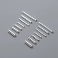 Wholesale Polished Straight Tube Beads 925 Sterling Silver Spacer Beads for Jewelry Making Accessories