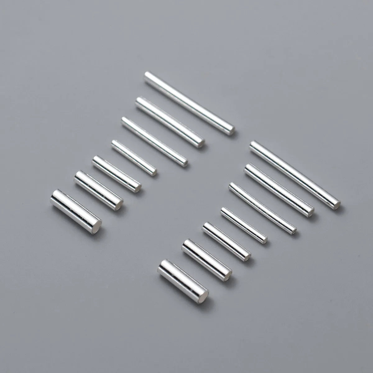 Wholesale Polished Straight Tube Beads 925 Sterling Silver Spacer Beads for Jewelry Making Accessories