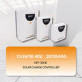 Flexible Solar Charge Controller Home Energy Power System 12V 24V 20A 30A 40A 60A MPPT Type with Competitive Panel Price