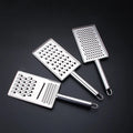 Manual Stainless Steel Multi-function Kitchen Grater/Shredder for Vegetable Cheese Potato Garlic-4-Piece Set