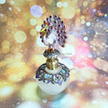 40ml Metal Alloy Peacock Perfume Bottle Empty Glass Essential Oil Frost Oil Attar Refillable Bottles#81189