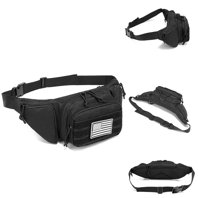 Wholesale Multi-Functional Outdoor Tactical Bodypack Backpack Fashion Style with Polyester Lining and Zipper Closure